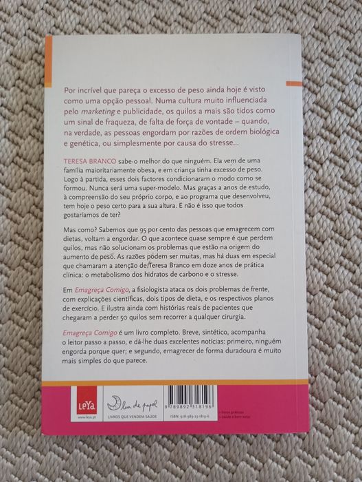 Livro Teresa Branco Emagreça comigo