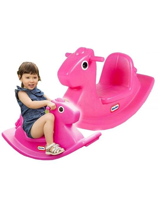 LITTLE TIKES 403C Konik różowy na biegunach