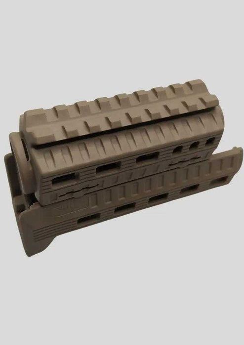 Цівка DLG-Tactical M-LOK для АКСУ койот + планка Пікатіні