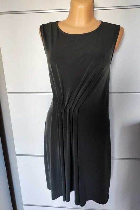 Mango r S 36 sukienka ciemna zieleń