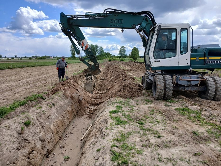 Faszynowanie, Prace ziemne, odwodnienie,  kopanie stawów i inne