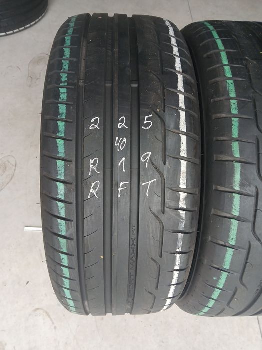 2 pneus 225 40 r19 RFT Dunlop