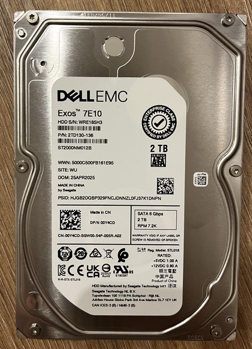 Жорсткий диск Seagate Exos 7E10 2 TB