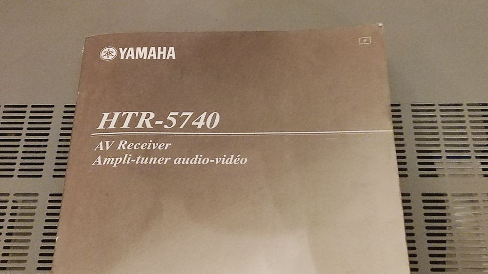 AV-ресивер YAMAHA HTR-5740
YAMAHA HTR-5740
HTR-5740
HTR-5740-5740
HTR-
