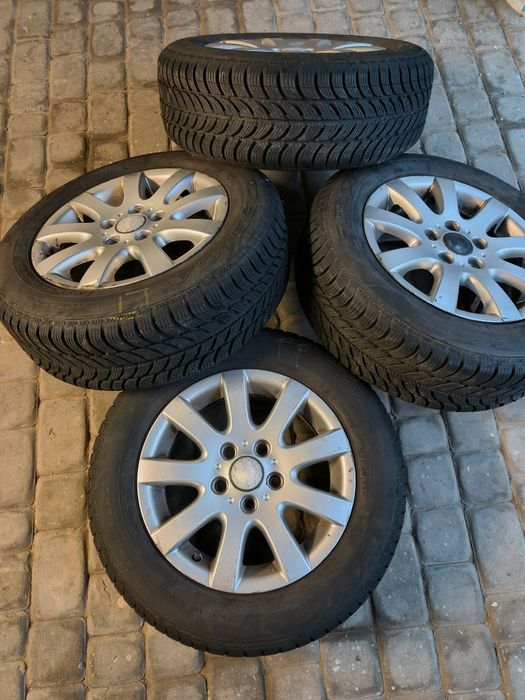 Felgi aluminiowe 5*122/R15 +opony zimowe
