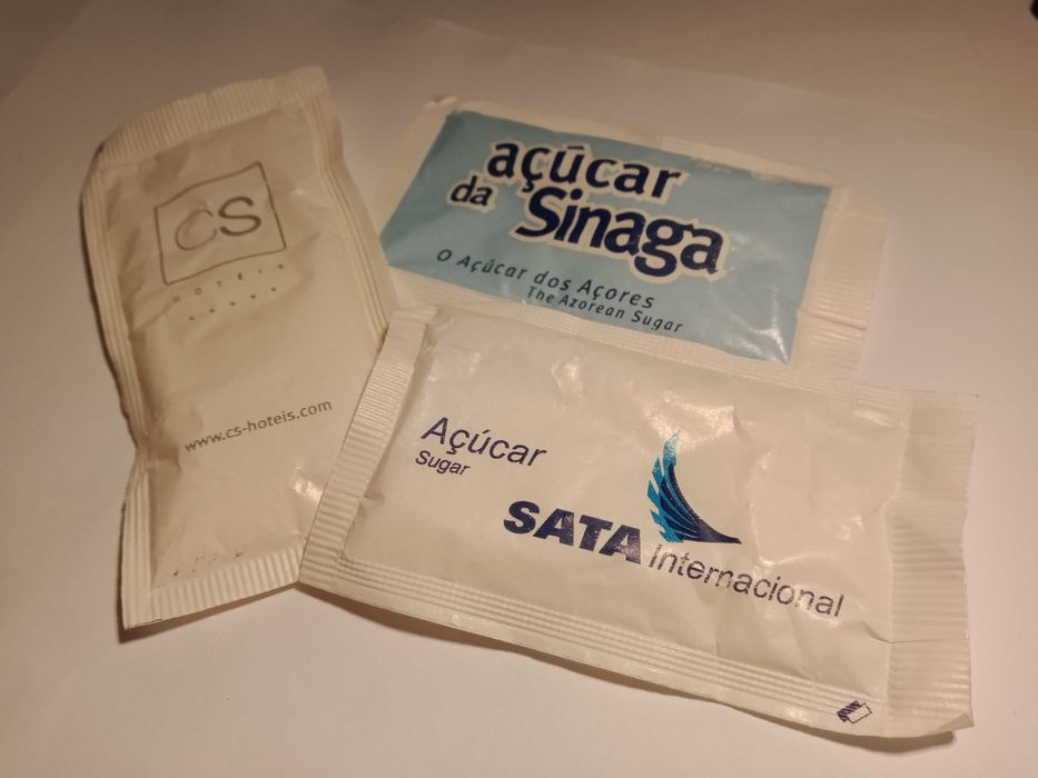 Pacotes de açúcar brasil estrangeiro brasileiros coleção