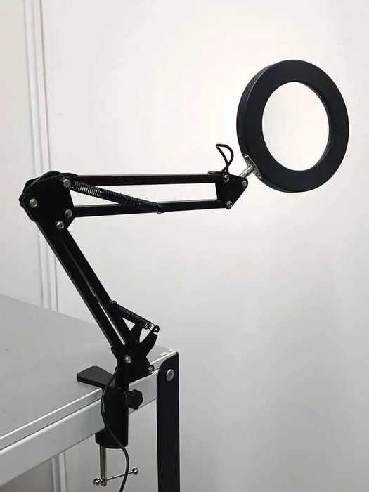 Ring Light de Mesa Com Braço Extensível