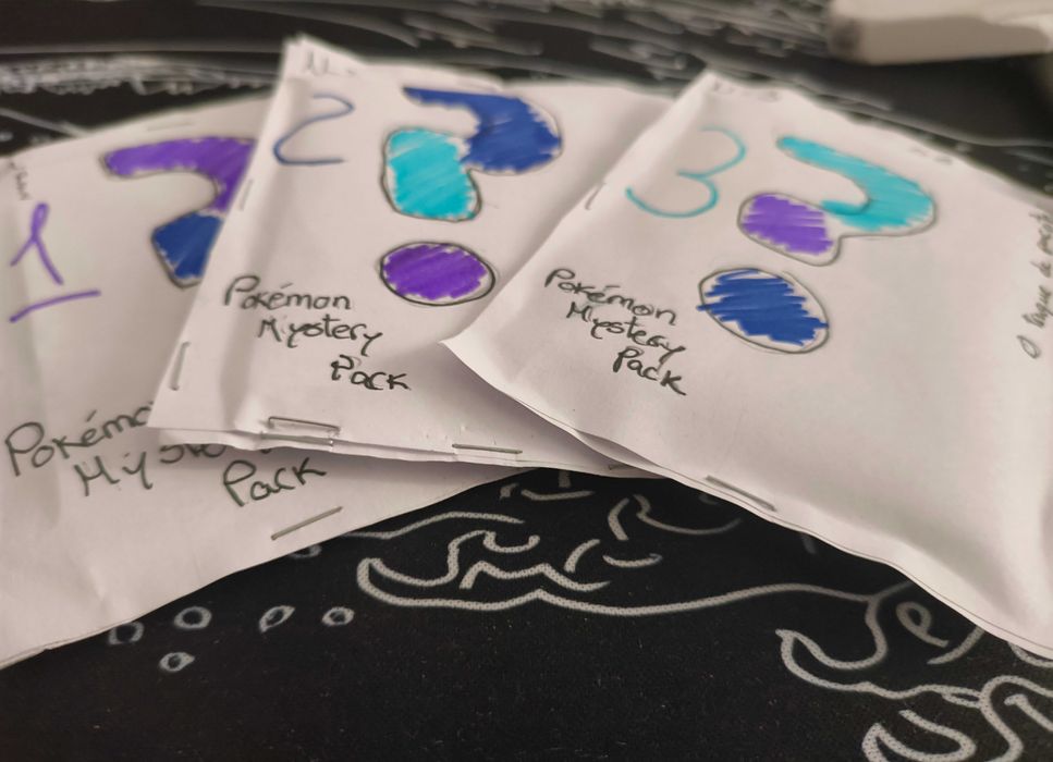 1/3 Mystery Pack Cartas Pokémon (Ler a Descrição)