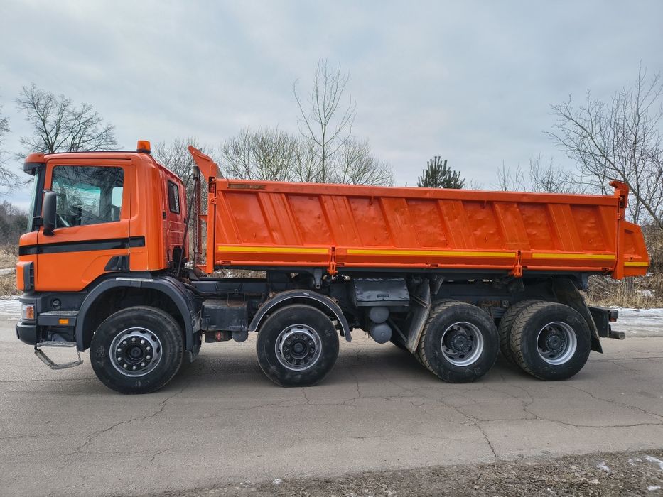 Scania 360 8x4 specjalny wywrotka kiper hydroburta meiller super stan
