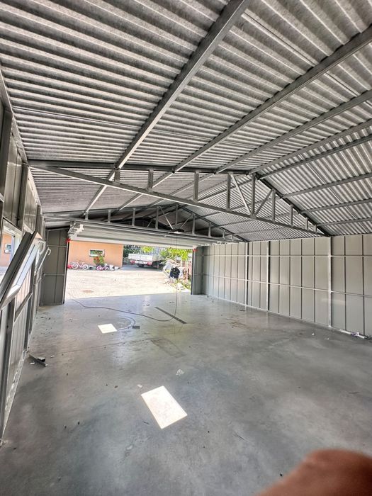Garaż Blaszany drewnopodobny 6x6 7x6 7x7 8x7