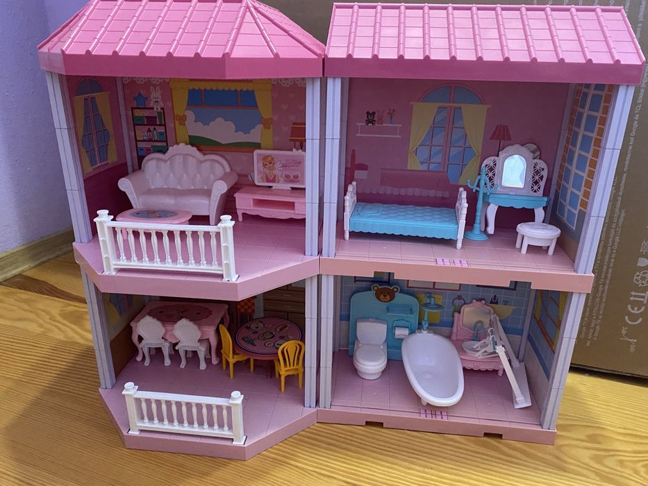 Домик для кукол, дім для ляльок, Pretty Dollhouse 6+