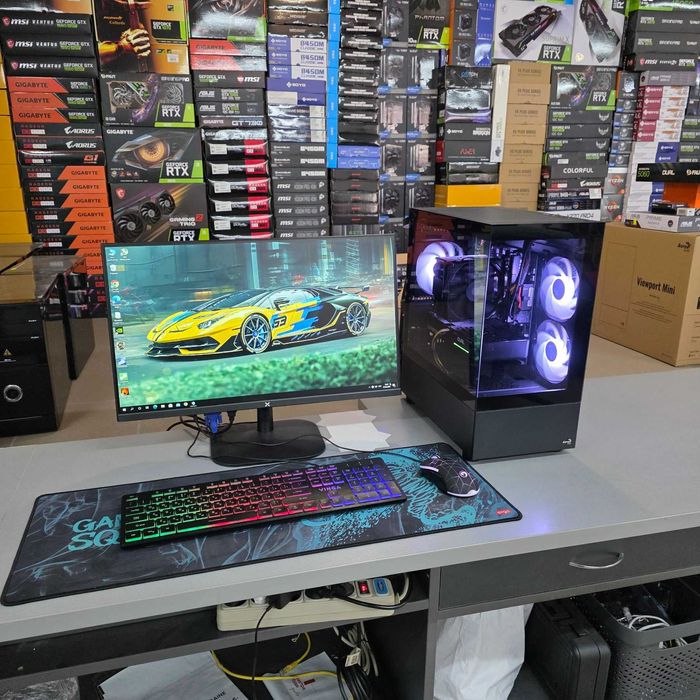 Компютер AMD Ryzen 5 8400f, 32GB DDR5, RTX 5060, SSD 512GB NVMe