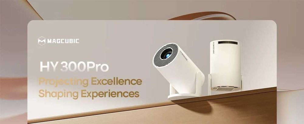 Projetor Magcubic HY300 Pro - Wi‑Fi + Bluetooth - Novo - Envio Gratuito