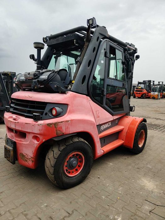 Wózek widłowy udźwig 8000kg LPG Linde H80T-02 2016 rok Linde 396 LPG