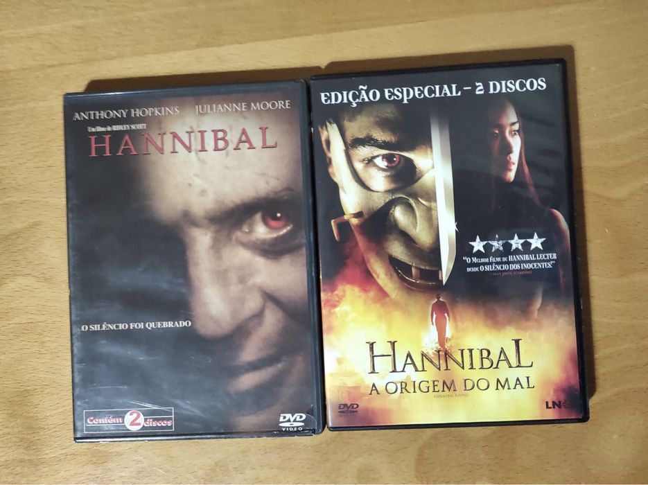 Dvds Hannibal: 3€ pelo conjunto.64738673675010120