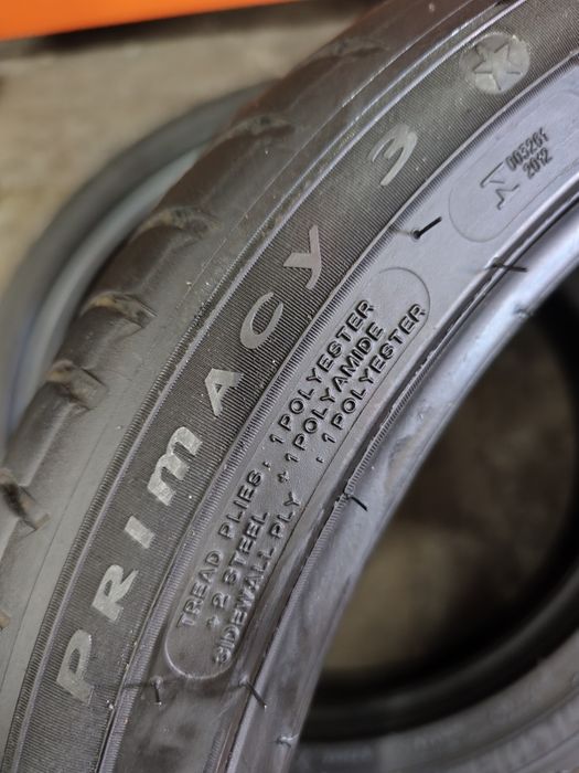 Pneus 205/45r17 Michelin Primacy 3 * com 80% piso