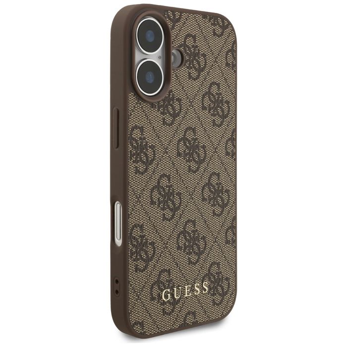 Etui do iPhone 17 Guess 4G Classic brązowy