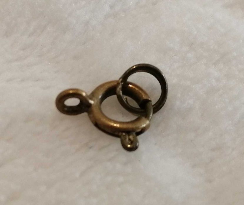 Zapięcie federing z kółeczkiem, do łańcuszka, 7mm Kreatywne, Biżuteria