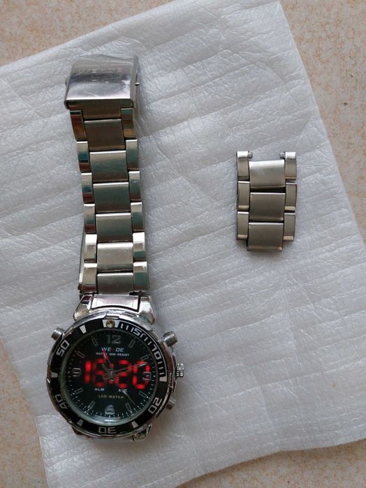 Relógio de pulso analógico e digital weide wh-843