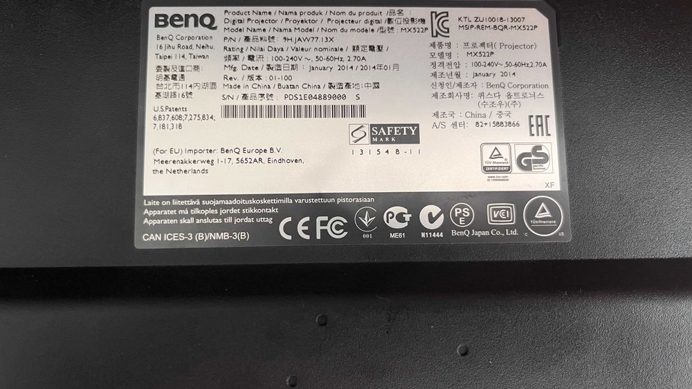 Projetor Benq como novo