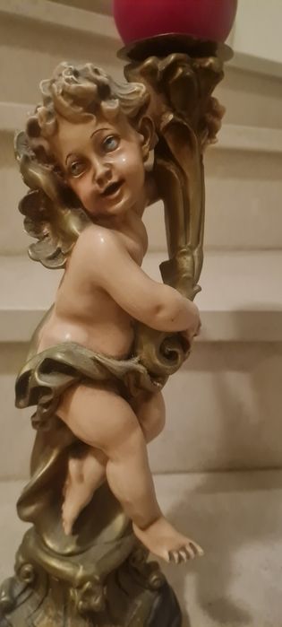 Anjos antigos castiçais
