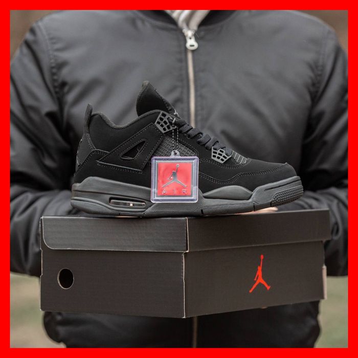 БЕЗ ПЕРЕДОПЛАТ ‼️Air Jordan Retro 4 Black Cat / топ якість