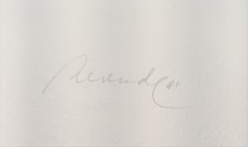 Serigrafia de Júlio Resende