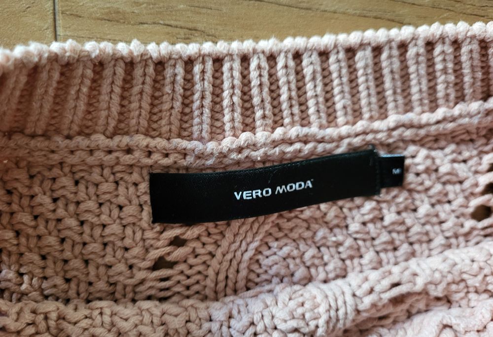 Vero Moda M 38 sweter pudrowy róż