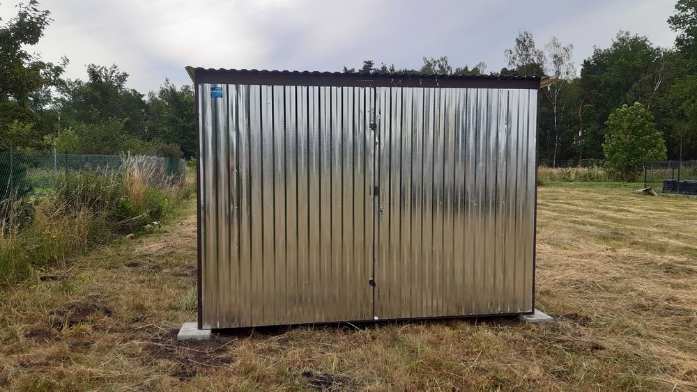 Garaż blaszany  3x5 ocynk