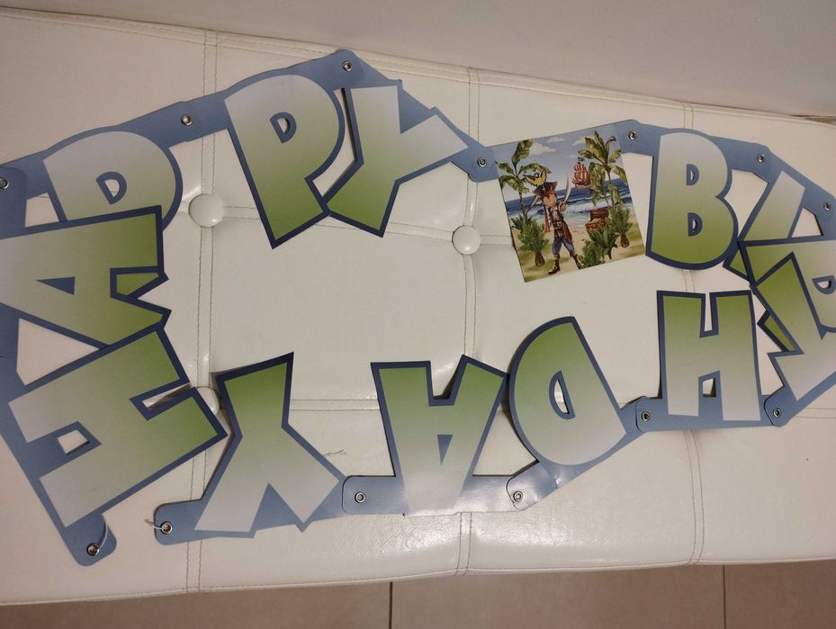 Girlanda urodzinowa Happy Birthday 100 szt.