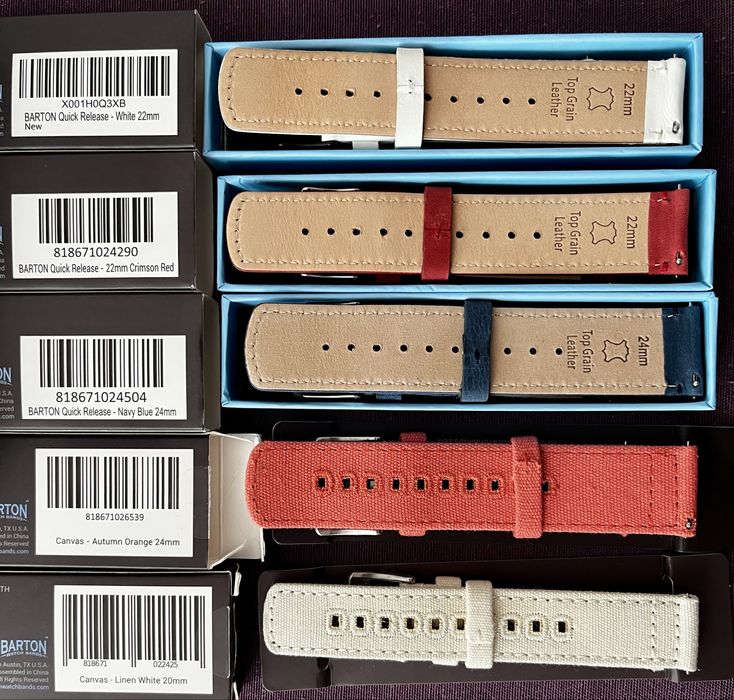 Barton paski do zegarkow 20mm 22mm i 24mm