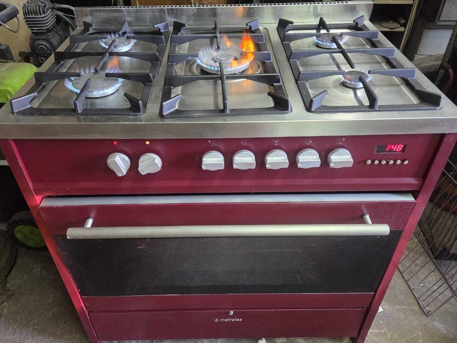 Fogão meirelles a gás butano ou propano, forno elétrico