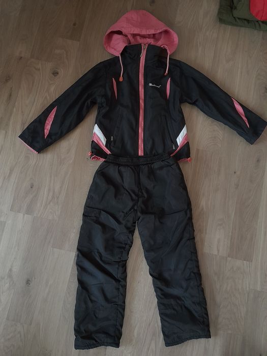 Зимовий двосторонній костюм для дівчинки