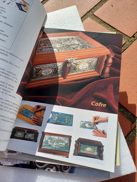 5 revistas"Manos Maravillosas" Estaño y plata Estanho e Prata