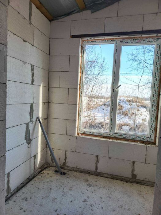 Земельна ділянка, 10 соток з будинком незавершеного будівництва, СМТ Калинівка, Фастівськогор-ну