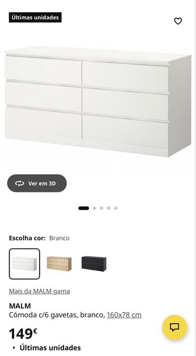 Comoda dupla ikea