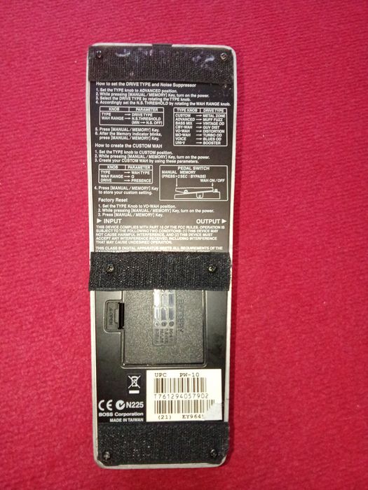 Pedal Boss V-WAH PW10