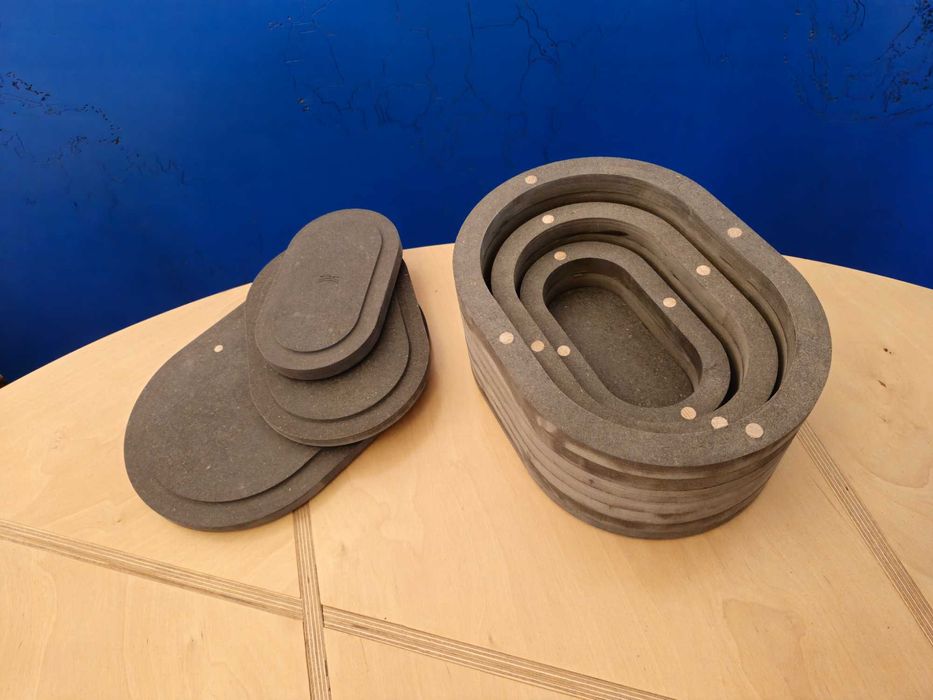 Caixa matriosca em valchromat