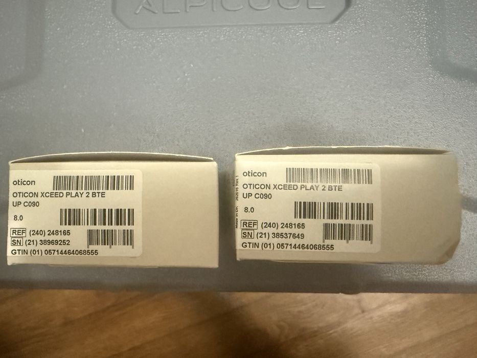 Продам новый сверхмощный слуховой аппарат Oticon Xceed Play 2 BTE UP (C090) (2шт)