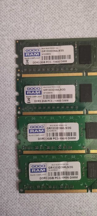 Продам Оперативну Пам'ять DDR3 1333 8Gb 4x2Gb