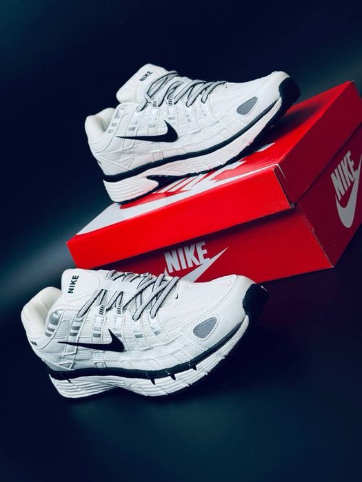 Чоловічі та підліткові кросівки • кросовки Nike P-6000 • шкіряні кросівки на літо найк пе 6000