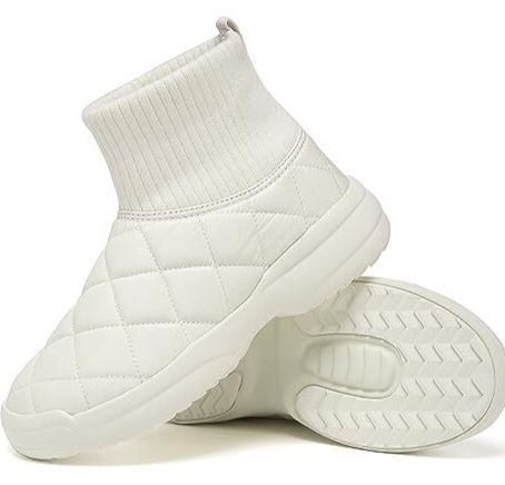 Buty damskie zimowe białe ciepłe za kostkę ulogu r.39