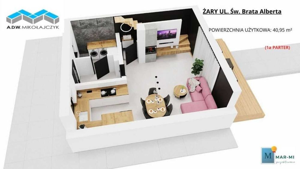 Szereg 78 m²,4pokoje,ul.Brata Alberta - Widok 2