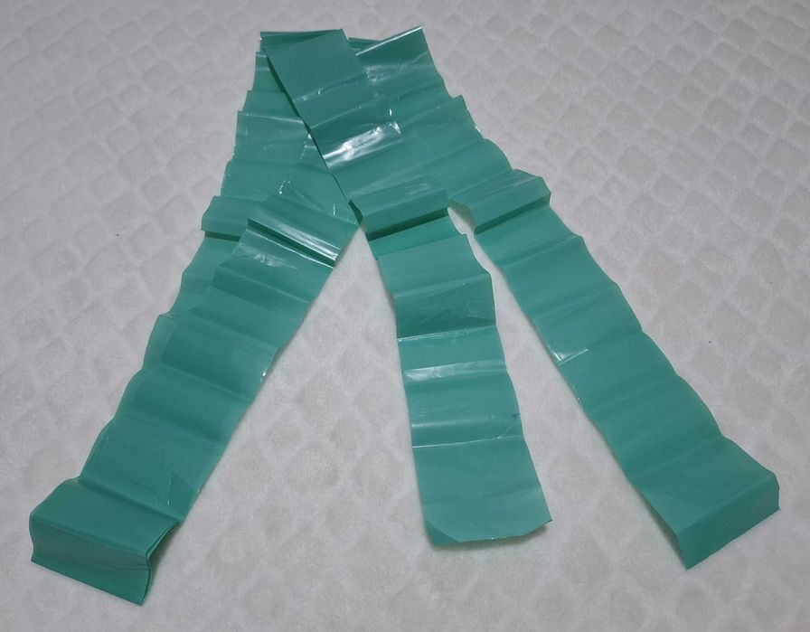 Materiał nieprzemakalny do naprawy, łata naprawcza, taśma, zielona