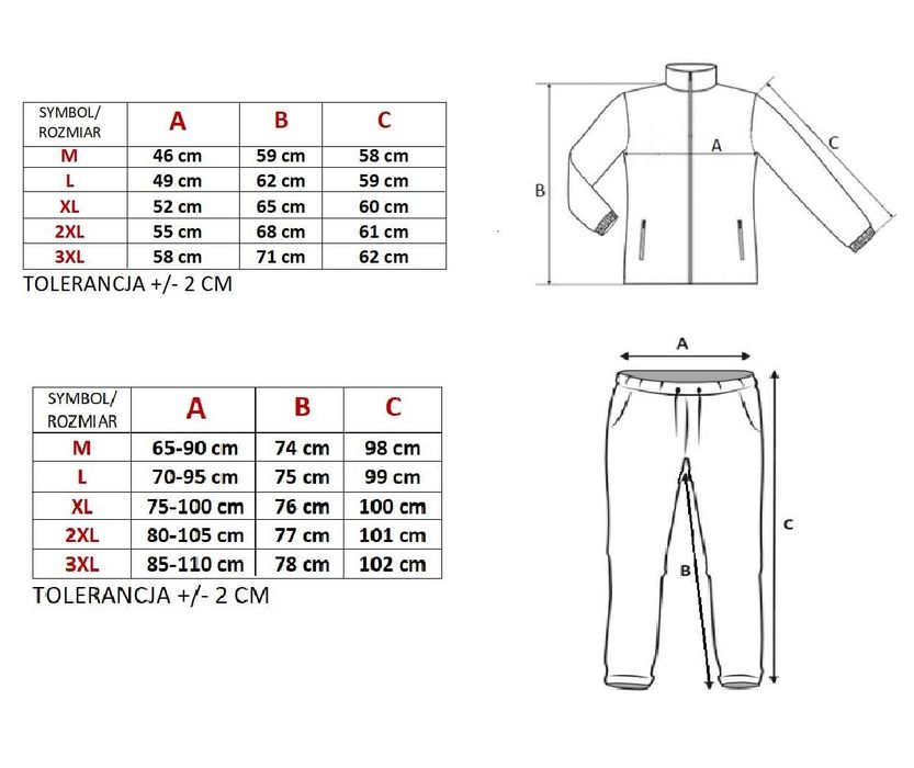 Dres komet moro męski rozmiary od M do 3XL