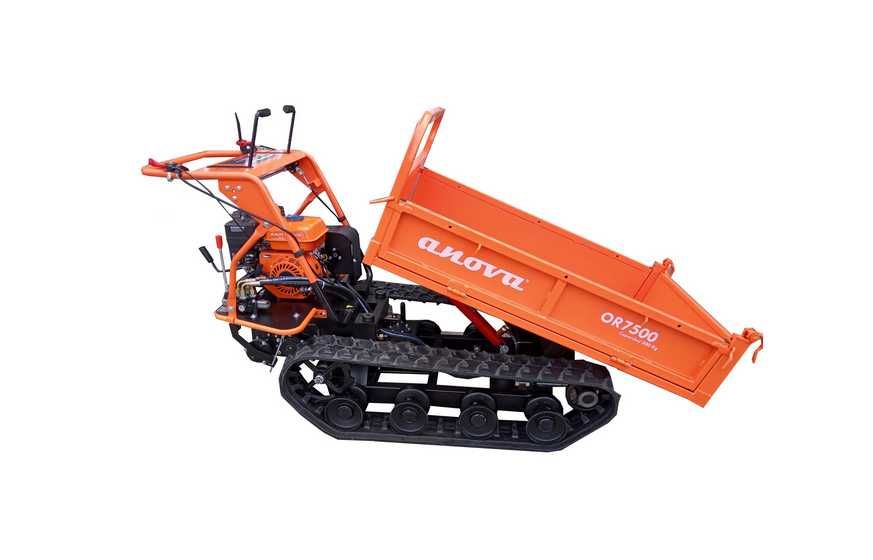 Mini Dumper ANOVA Lagartas 500KG Basculante