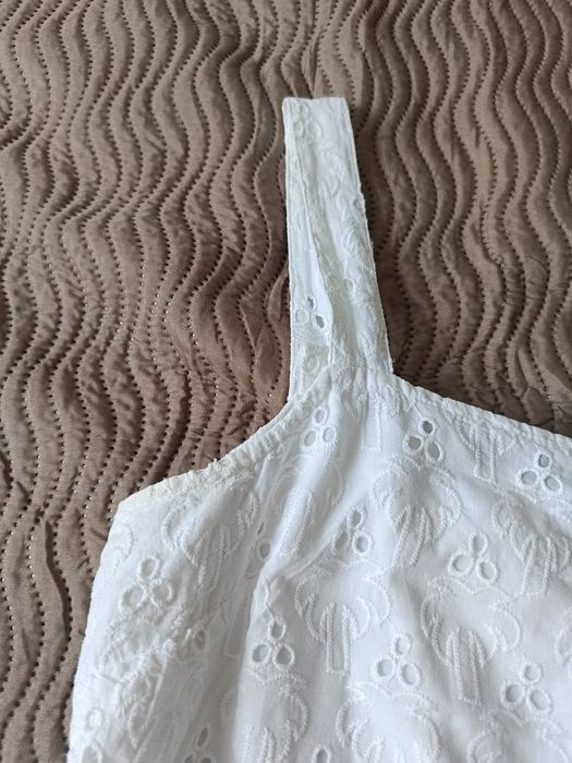 Sukienka biala bawełna Asos 40