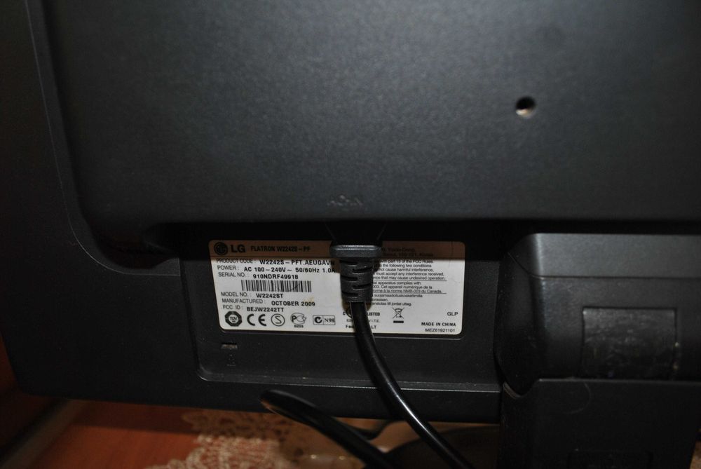 Monitor LG do komputera 22 cale