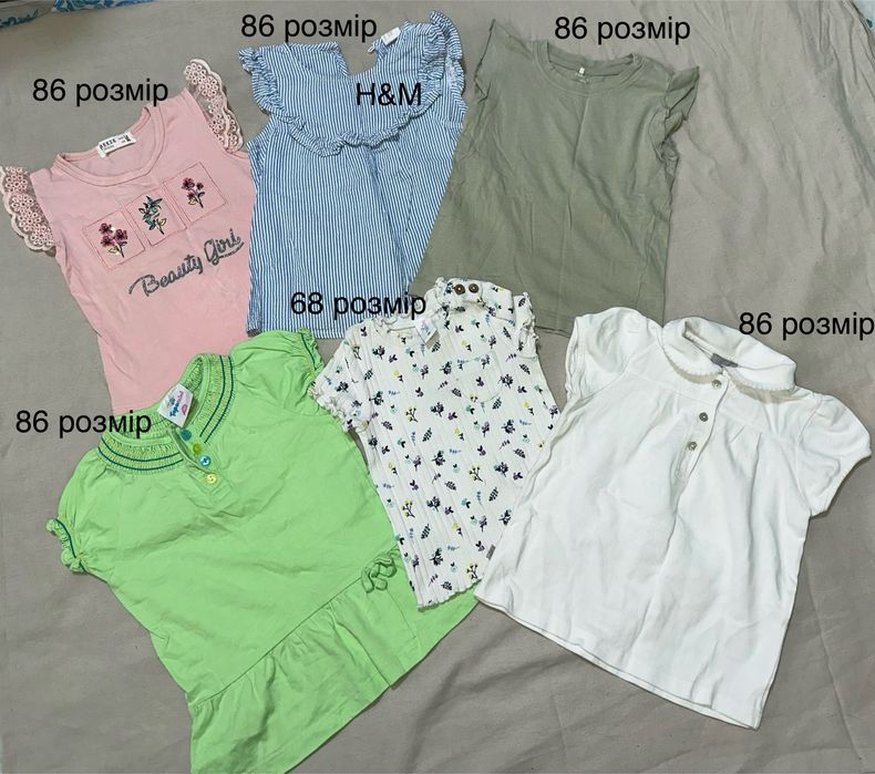 Футболки дитячі H&M