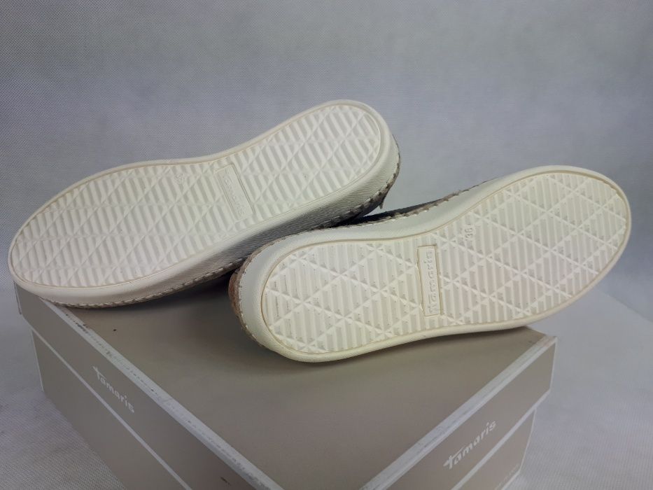 Sneakersy TAMARIS granatowe trampki 36